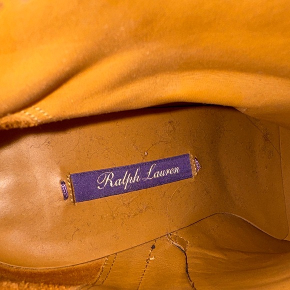 RL Purple Label Black Leather Ankle Boots - Picture 2 of 6